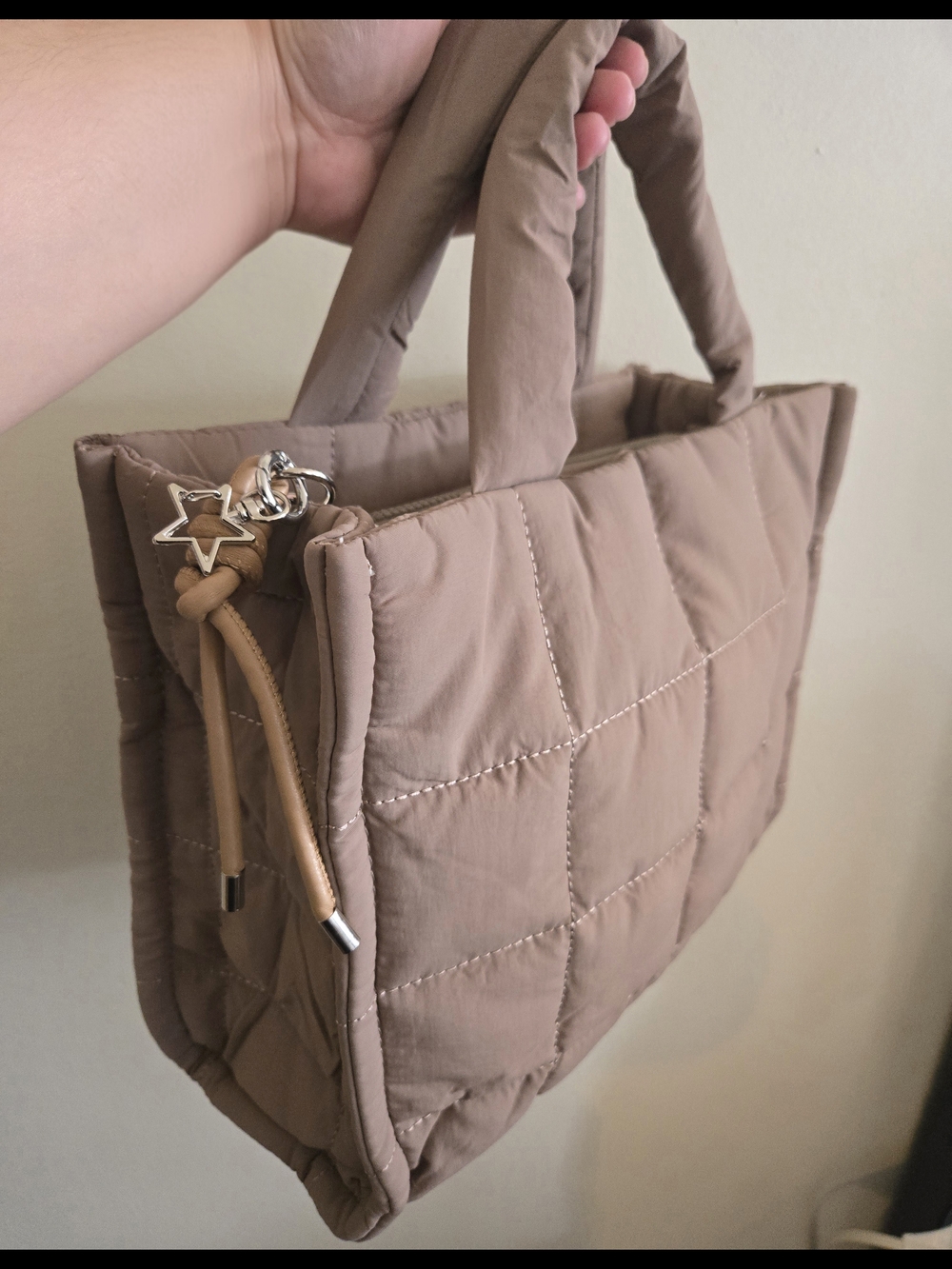 WESTBRONCO Puffer Crossbody Bag Quilted Tote
